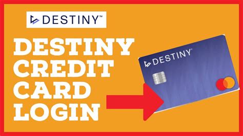 Thats only half the size of some of its competitors. . Destiny credit card log in